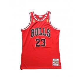 Camiseta de la NBA para hombre Jordan #23 de los Chicago Bulls de Mitchell & Ness, color rojo, 1996/97, Swingman