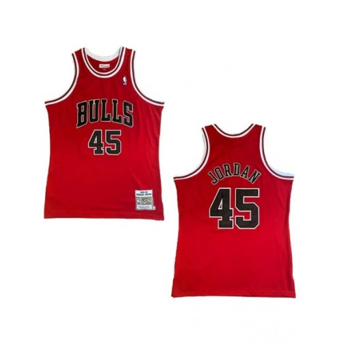 Camiseta de la NBA Jordan #45 Mitchell & Ness roja 1994/95 Swingman para hombre