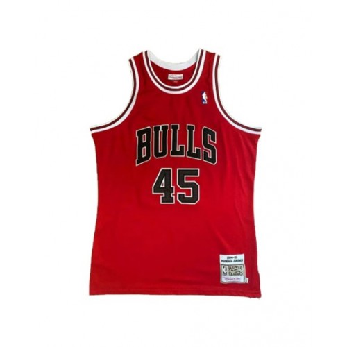 Camiseta de la NBA Jordan #45 Mitchell & Ness roja 1994/95 Swingman para hombre