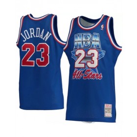 Camiseta azul Michael Jordan #23 Mitchell & Ness del Juego de las Estrellas de la NBA de 1993 Hardwood Classics para hombre