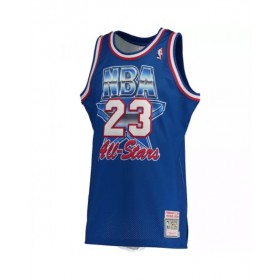 Camiseta azul Michael Jordan #23 Mitchell & Ness del Juego de las Estrellas de la NBA de 1993 Hardwood Classics para hombre