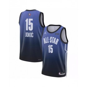 Camiseta azul de la NBA All-Star Game 2023 Swingman de la marca Nikola Jokic Jordan para hombre