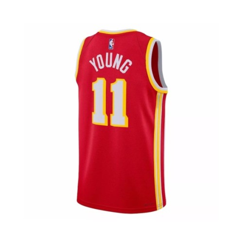 Camiseta Nike Swingman Trae Young #11 de los Atlanta Hawks 2022/23 en color rojo - Edición Icon