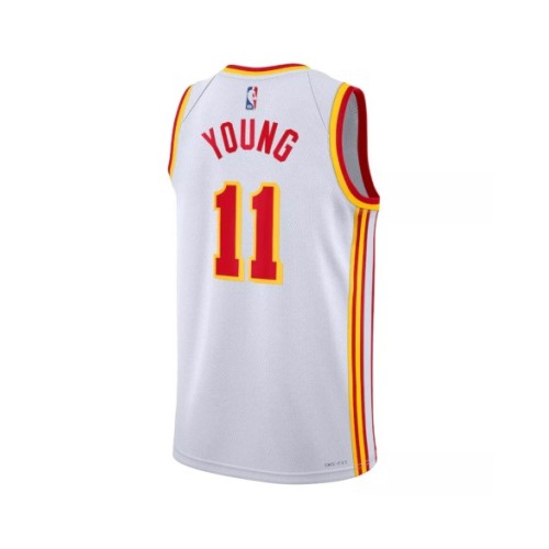 Camiseta Nike Swingman Trae Young #11 de los Atlanta Hawks para hombre, edición de la asociación, color blanco 2022/23