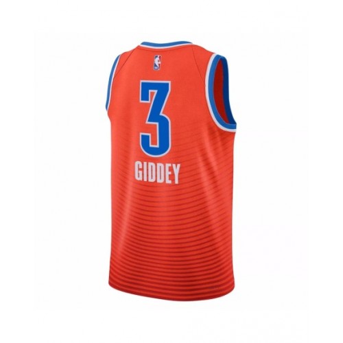 Camiseta de hombre Jordan Brand Josh Giddey #3 de Oklahoma City Thunder en naranja 2022/23 Swingman - Edición Statement