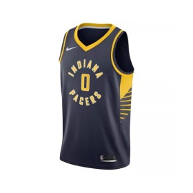 Camiseta Nike azul marino Swingman Tyrese Haliburton #0 de los Indiana Pacers 2022/23 para hombre - Icon Edition