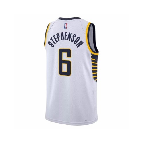 Camiseta Nike Swingman Lance Stephenson #6 de los Indiana Pacers para hombre, edición de la asociación, color blanco 2022/23