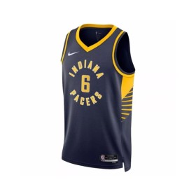 Camiseta Nike azul marino Swingman Lance Stephenson #6 de los Indiana Pacers 2022/23 para hombre - Edición Icon