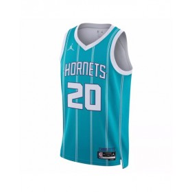 Camiseta de hombre de los Charlotte Hornets Gordon Hayward #20, verde 22/23, Swingman - Edición Icon