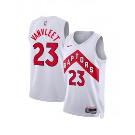 Camiseta de hombre de los Toronto Raptors Fred VanVleet #23 Swingman 2022 en color blanco - Edición de la asociación