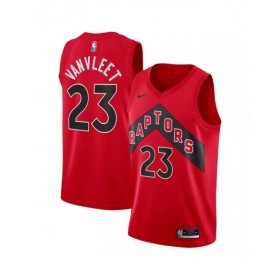 Camiseta de hombre Toronto Raptors Fred VanVleet #23 Swingman 2022, edición Icon, color rojo