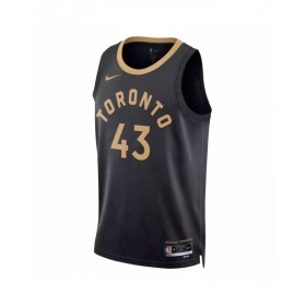 Camiseta Toronto Raptors Pascal Siakam #43 Nike negra 2022/23 Swingman para hombre - City Edition