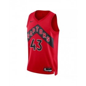 Camiseta Swingman Toronto Raptors Pascal Siakam #43 roja 2022/23 para hombre - Edición Icon