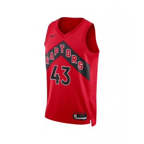 Camiseta Swingman Toronto Raptors Pascal Siakam #43 roja 2022/23 para hombre - Edición Icon