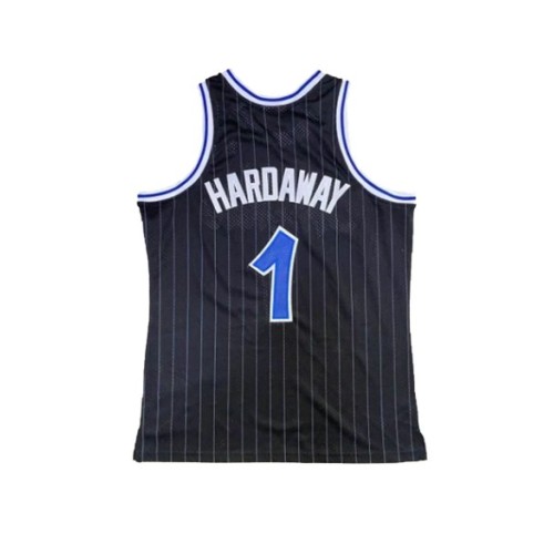 Camiseta de la NBA para hombre Mitchell & Ness Hardaway #1 de Orlando Magic, color negro, 1994/95, Swingman