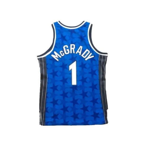 Camiseta de la NBA para hombre de Mitchell & Ness McGrady #1 de Orlando Magic, azul 2000/01, Swingman