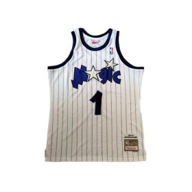 Camiseta de la NBA para hombre Mitchell & Ness Hardaway #1 de Orlando Magic, color blanco, 1993/94, Swingman