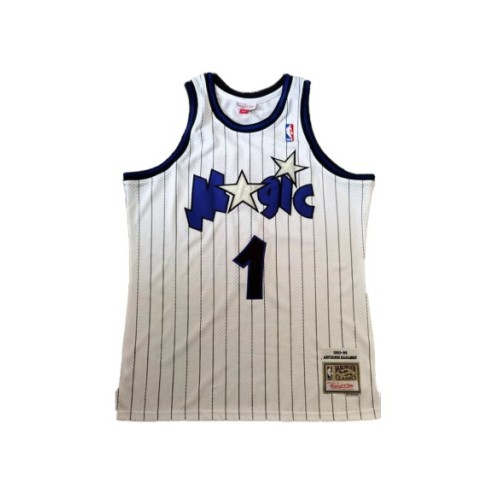 Camiseta de la NBA para hombre Mitchell & Ness Hardaway #1 de Orlando Magic, color blanco, 1993/94, Swingman