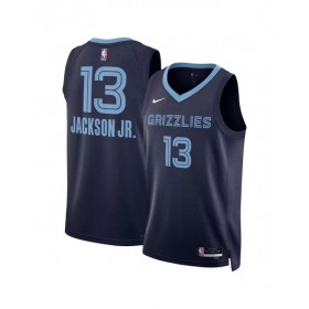 Camiseta Nike azul marino Swingman del equipo Jaren Jackson #13 de Memphis Grizzlies para hombre