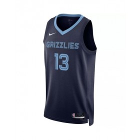 Camiseta Nike azul marino Swingman del equipo Jaren Jackson #13 de Memphis Grizzlies para hombre