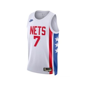 Camiseta de hombre Kevin Durant #7 de los Brooklyn Nets, edición clásica, color blanco 2022/23