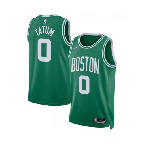 Camiseta Nike Kelly Green Swingman 2022/23 de Jayson Tatum #0 de los Boston Celtics para hombre - Edición Icon