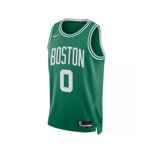 Camiseta Nike Kelly Green Swingman 2022/23 de Jayson Tatum #0 de los Boston Celtics para hombre - Edición Icon