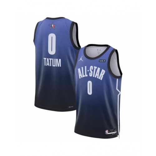 Camiseta azul de la NBA All-Star Game 2023 de Jayson Tatum #0 Jordan Brand para hombre