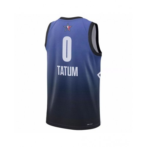 Camiseta azul de la NBA All-Star Game 2023 de Jayson Tatum #0 Jordan Brand para hombre