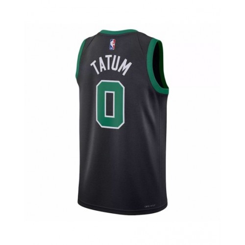 Camiseta de hombre Boston Celtics Jayson Tatum #0 Jordan Brand negra edición especial Swingman 2022/23