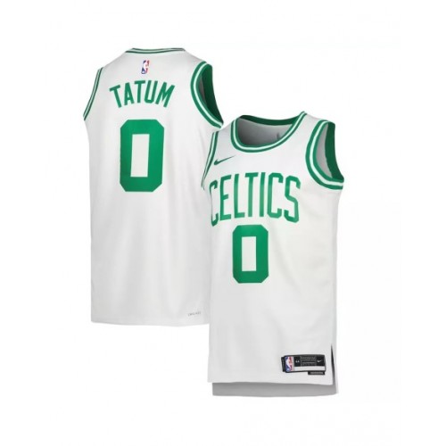 Camiseta Nike Swingman Jayson Tatum #0 de los Boston Celtics para hombre, edición de la asociación, color blanco 2022/23