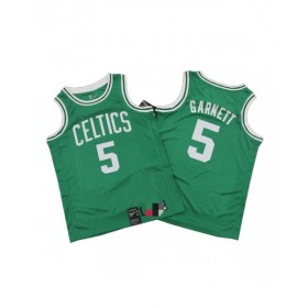 Camiseta de hombre Kevin Garnett #5 Swingman verde de los Boston Celtics - Edición Icon