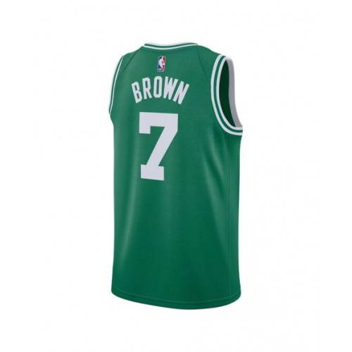 Camiseta Nike Kelly Green Swingman 2022/23 de los Boston Celtics Jaylen Brown #7 para hombre - Edición Icon