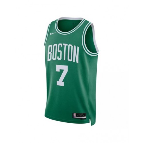 Camiseta Nike Kelly Green Swingman 2022/23 de los Boston Celtics Jaylen Brown #7 para hombre - Edición Icon