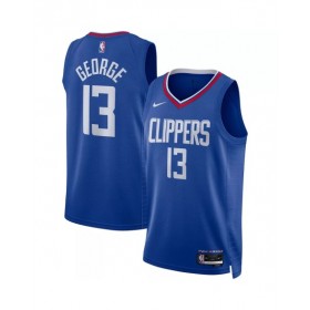 Camiseta Nike azul Swingman Paul George #13 de los LA Clippers 2022/23 para hombre - Edición Icon