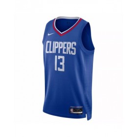 Camiseta Nike azul Swingman Paul George #13 de los LA Clippers 2022/23 para hombre - Edición Icon