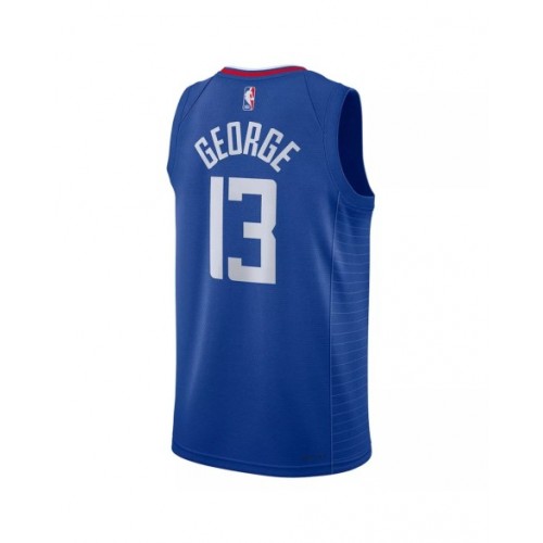 Camiseta Nike azul Swingman Paul George #13 de los LA Clippers 2022/23 para hombre - Edición Icon