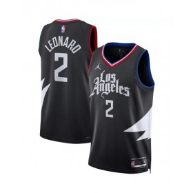 Camiseta Swingman de la edición especial 2022/23 de Kawhi Leonard #2 de los LA Clippers para hombre de Jordan Brand en color negro