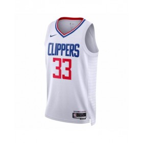 Camiseta Nike Swingman Nicolas Batum #33 de Los Angeles Clippers 2022/23 para hombre, edición de la asociación