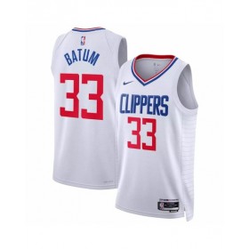 Camiseta Nike Swingman Nicolas Batum #33 de Los Angeles Clippers 2022/23 para hombre, edición de la asociación