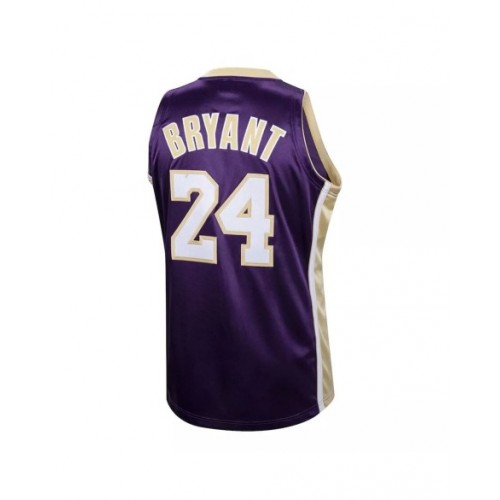 Camiseta de hombre del Salón de la Fama de la Clase 2020 de Kobe Bryant #24 de Los Angeles Lakers de Mitchell & Ness, color morado