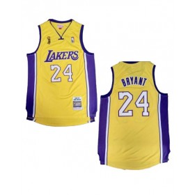 Camiseta de la NBA para hombre Mitchell & Ness Bryant #24 de Los Angeles Lakers, color amarillo 2008/09, Swingman