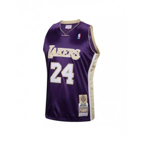 Camiseta de hombre del Salón de la Fama de la Clase 2020 de Kobe Bryant #24 de Los Angeles Lakers de Mitchell & Ness, color morado