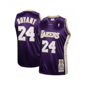 Camiseta de hombre del Salón de la Fama de la Clase 2020 de Kobe Bryant #24 de Los Angeles Lakers de Mitchell & Ness, color morado