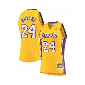 Camiseta de la NBA de Kobe Bryant #24 de Los Angeles Lakers para hombre Mitchell & Ness, dorada, 2008/09, Swingman