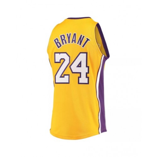 Camiseta de la NBA de Kobe Bryant #24 de Los Angeles Lakers para hombre Mitchell & Ness, dorada, 2008/09, Swingman