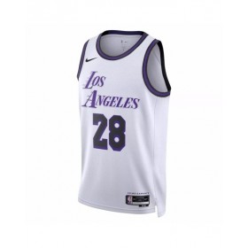 Camiseta Nike Swingman Rui Hachimura #28 de Los Angeles Lakers para hombre, edición City, color blanco 2022/23