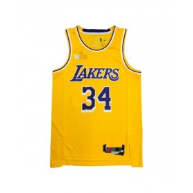 Camiseta de hombre O'NEAL #34 Gold 2021 Diamond Swingman de Los Angeles Lakers - Edición Icon