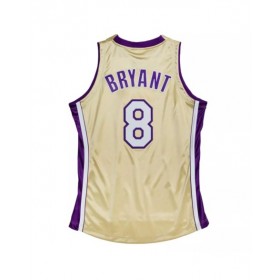 Camiseta de madera de Kobe Bryant Mitchell & Ness Gold Hall of Fame Class of 2020 de Los Angeles Lakers para hombre