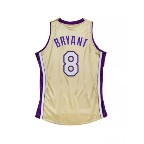 Camiseta de madera de Kobe Bryant Mitchell & Ness Gold Hall of Fame Class of 2020 de Los Angeles Lakers para hombre